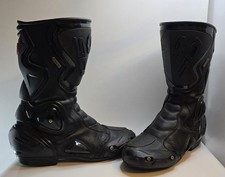 Sidi Goretex Black Leather Motorcycle Boots - UK 7 / EU 41 Riding motorbike boot