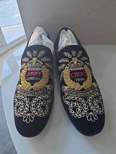 BNIB Jimmy Choo Navy Gold