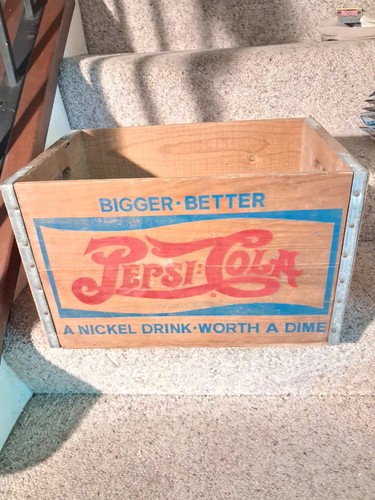 Vintage wood pepsi cola - vintage, wooden