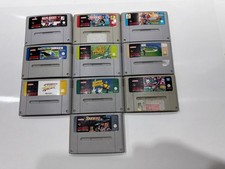 10 X SUPER NINTENDO / SNES GAMES BUNDLE B