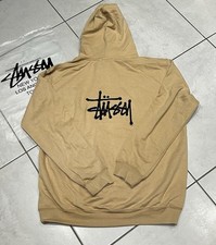 Stüssy Beige Pullover Hoodie