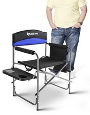 KingCamp Oversized Directors Camping Chair Up to 180 kg Heavy Duty Folding Chair