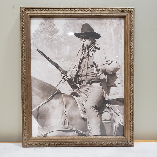 John wayne framed print - john,
