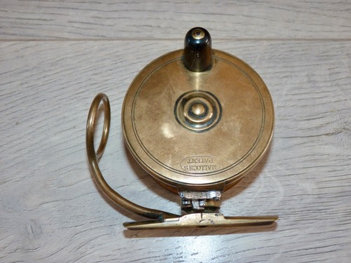 Vintage brass fishing reel - vintage,