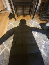 Zavetti Canada Black Puffer Coat Medium