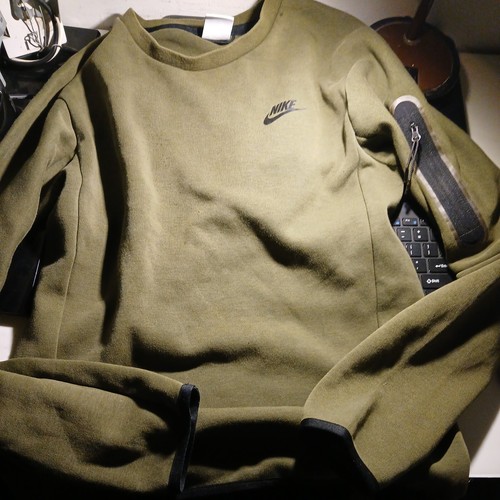 Nike tech fleece khaki green - fleece,