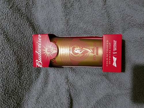Budweiser cold activated cup - cold,