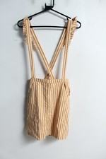 Urban outfitters Womens Skirt with Braces - Yellow - Size S Small (L33)