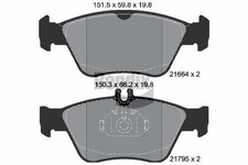 FRONT BRAKE PAD SET DISC BRAKE FITS: MERCEDES-BENZ C-CLASS C 280 /C 230 KOMPR