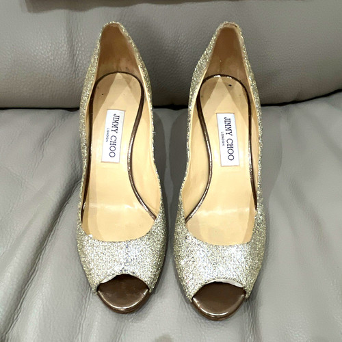 Jimmy choo silver glitter - jimmy,