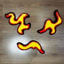 Golf Wang flame pattern tufted