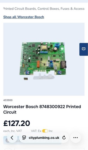 Worcester bosch pcb - bosch,