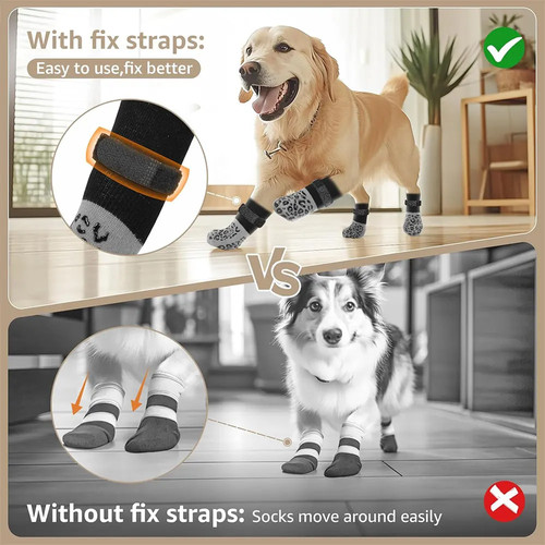 Pack anti slip dog - dog, socks