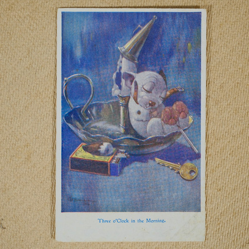 Original vintage postcard - original,