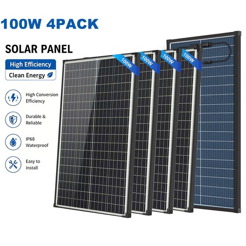 Aeternasol 4pack 100w solar - aeternasol,