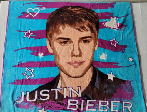 Justin bieber plush throw - justin,