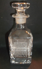 Small glass decanter with