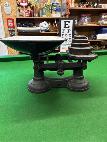 Vintage balance scales cast - scales,