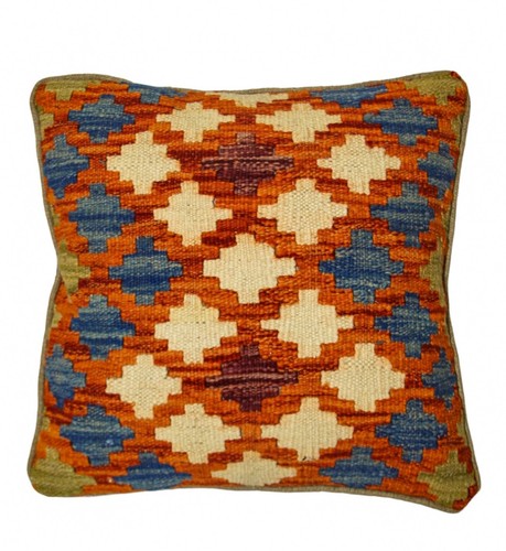 Multicolored kilim cushion - kilim,