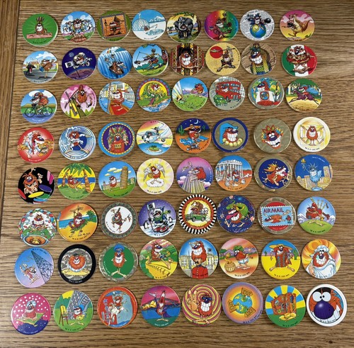 Pogs world tour complete set - pogs,