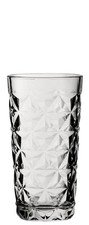 Estrella clear drinking glass