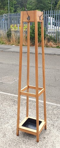 Vintage beech hallstand - beech,
