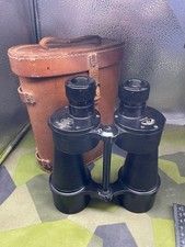 Original WW2 British Army WD Marked ROSS Binoculars in Leather Case - Dated 1940
