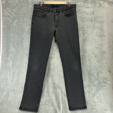 Ted Baker Jeans Grey Straight Stretch Size Mens W34 R L32