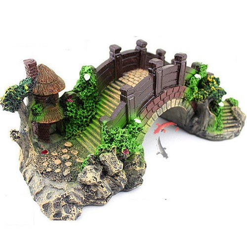 Fish tank artificial bridge - tank,