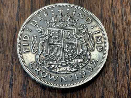 1937 silver crown - silver,