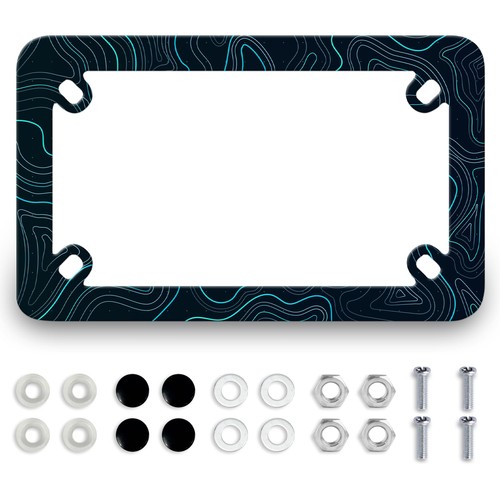 Motorcycle blue topographic - motorcycle,
