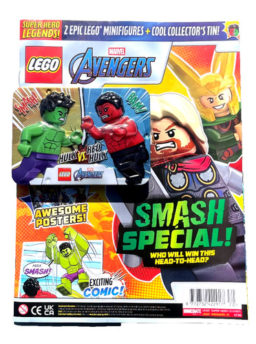 Lego marvel avengers magazine - marvel,