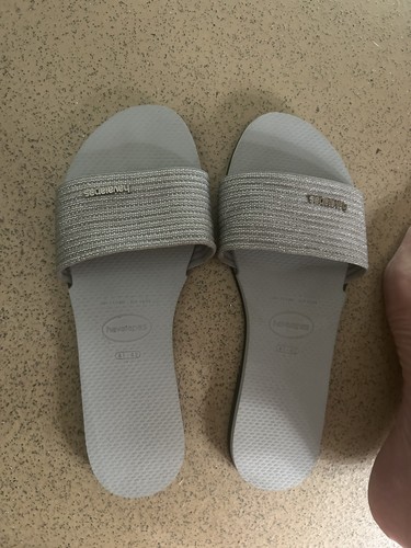 Silver havaianas slim flip - silver,