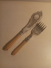 Large Vintage Pair of Silver