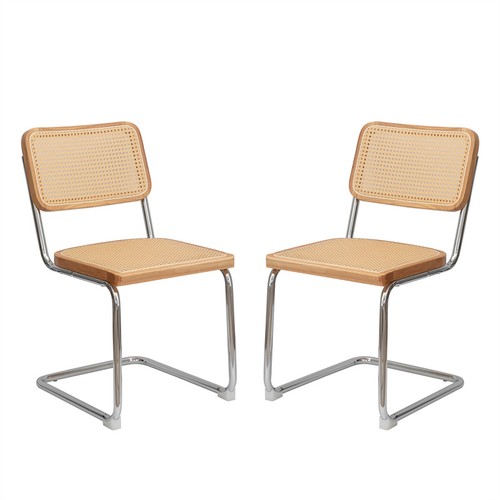 2pcs mid century - 2pcs, rattan
