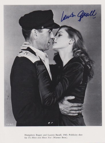 Lauren bacall signed have - to, &