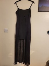 Black 2 Layer Dress Size 14