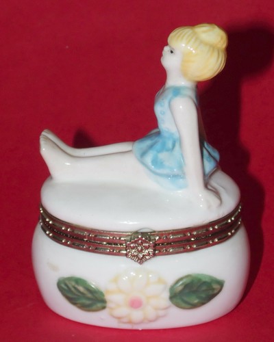 Vintage ceramic trinket box - box, *