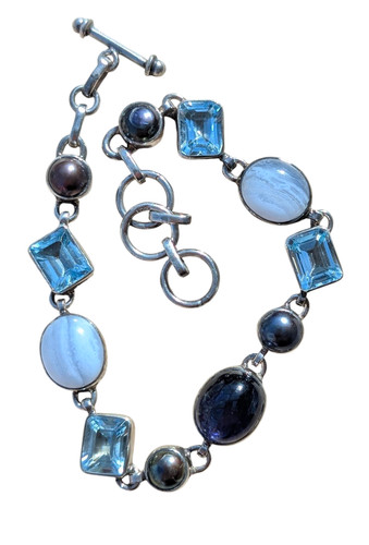 Vintage silver gemstone - vintage,
