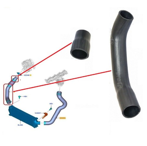 Intercooler pipe turbo hose - turbo,