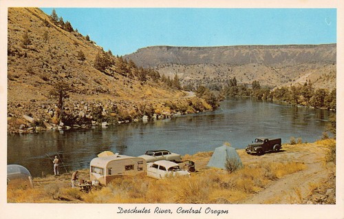 Deschutes river central - river, oregon