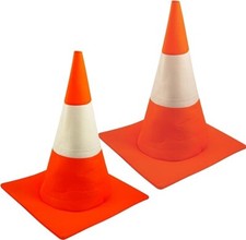 2 x Traffic cone orange Hat