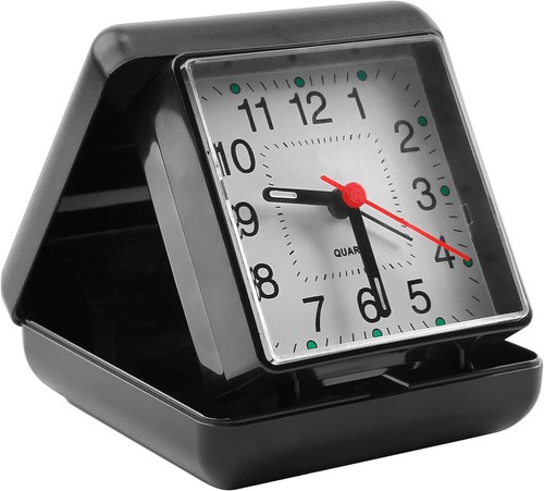 Folding travel alarm - folding,