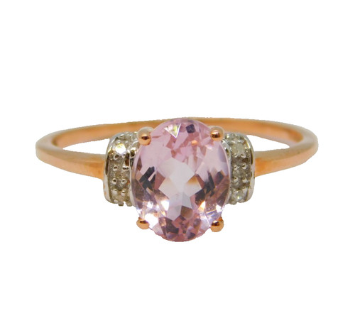 10ct rose gold - 10ct, kunzite