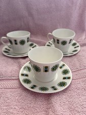 Vintage 1960s  Bone China Cups