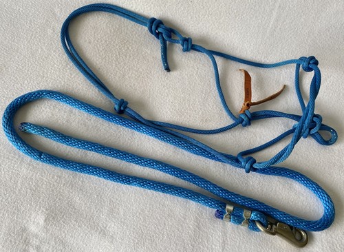 New knot rope halter - new,