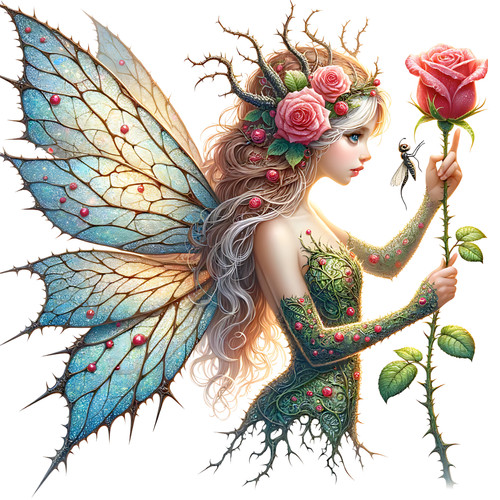 Green woodland fairy vinyl - woodland,
