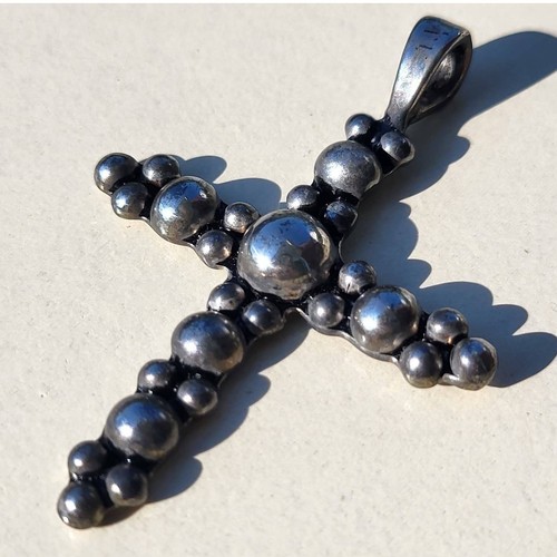 Vintage sterling silver beaded - sterling,