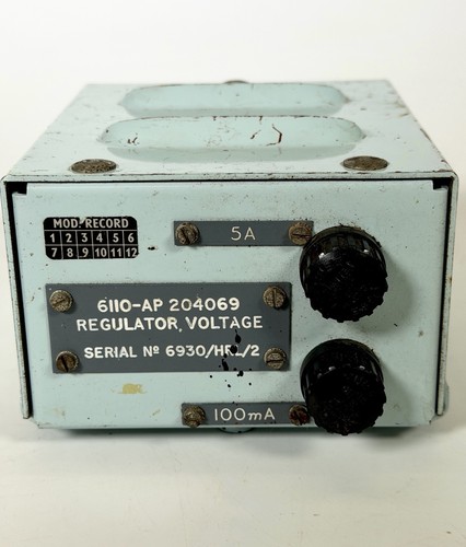 Raf aircraft voltage regulator - aircraft,