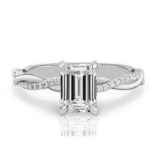 Platinum Diamond Ring For